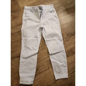 Talbots Womens High Waist Jeggings Ankle Lt. Blue 4